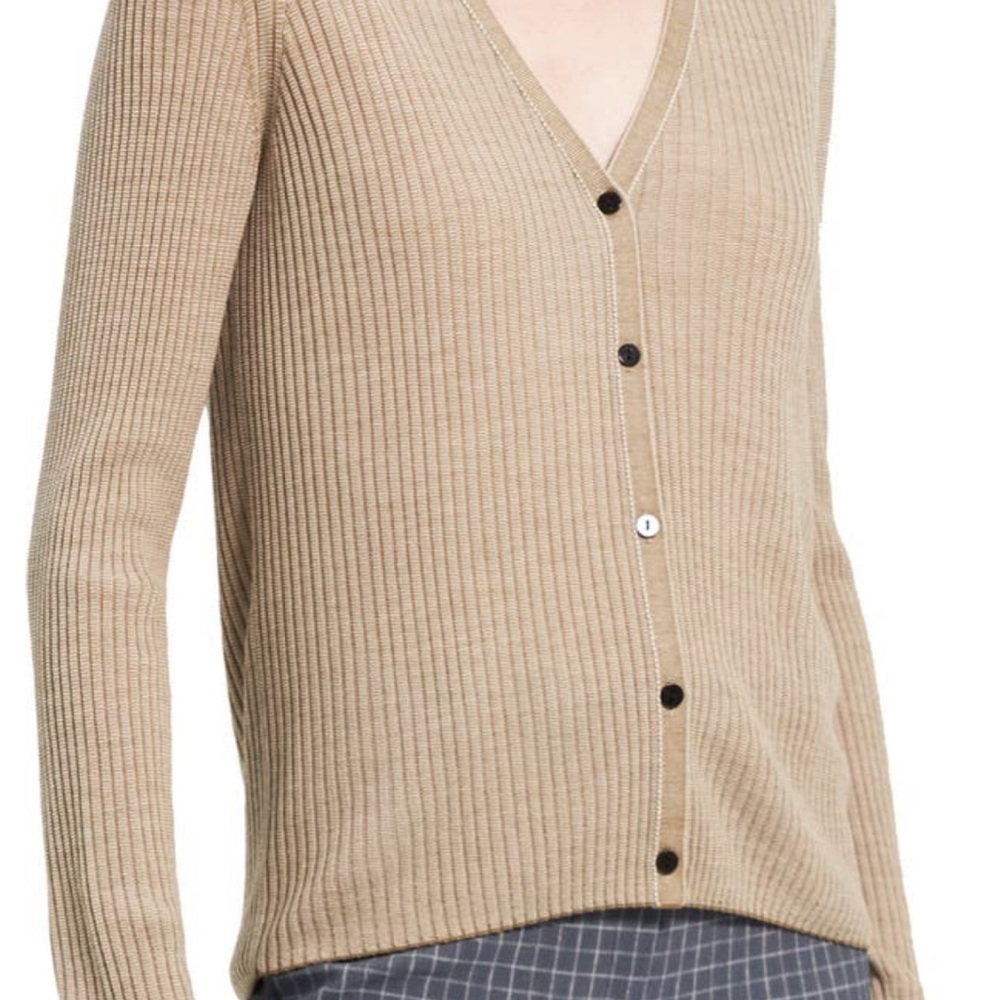 New without tags Theory cardigan. Tan. Large